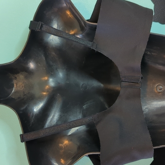 𝅺OLGA Bra Lightly Lined Black Lace Nude Plus 40C - Picture 3 of 4